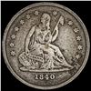 1840-O Seated Liberty Quarter NICELY CIRCULATED