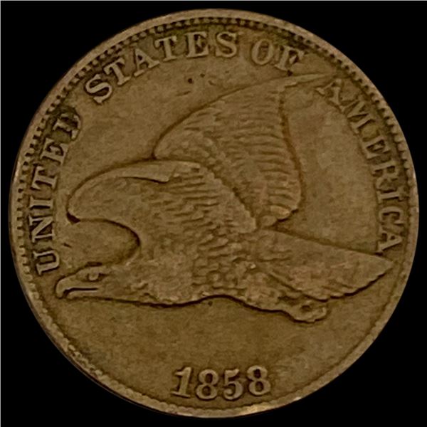 1858 Flying Eagle Cent LIGHTLY CIRCULATED