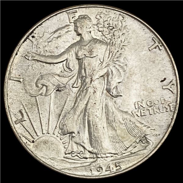 1945 Walking Liberty Half Dollar CHOICE BU