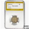 1913-S Buffalo Nickel T1 PGA AU58