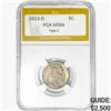 1913-D Buffalo Nickel PGA MS64 TYPE 2