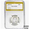 1939-S Washington Silver Quarter PGA MS66
