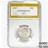Image 1 : 1917 Standing Liberty Quarter PGA MS65 FH TYPE 1