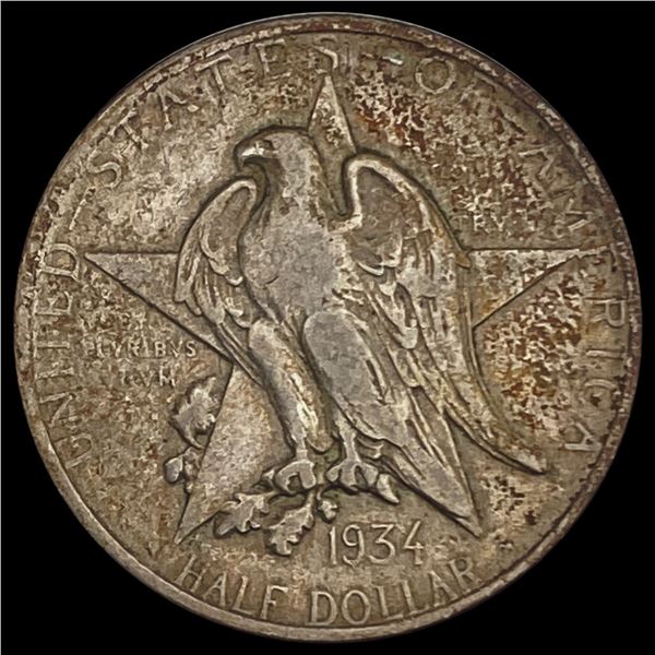 1934 Texas Centennial Half Dollar CHOICE AU