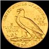 Image 2 : 1908 Indian Head $2.5 Gold Quarter Eagle HIGH GRADE