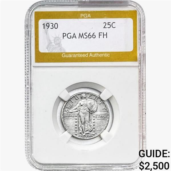 1930 Standing Liberty Quarter PGA MS66 FH
