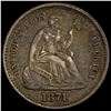 Image 1 : 1871 Seated Liberty Half Dime CLOSELY UNCIRCULATED