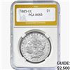 1855-CC Morgan Silver Dollar PGA MS65