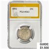 1892 Barber Quarter PGA MS63