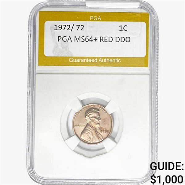 1972/ 72 Lincoln Memorial Cent PGA MS64+ RED DDO