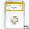 Image 1 : 1920-D Mercury Silver Half Dime PGA MS64 FSB
