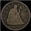 Image 1 : 1875-CC Twenty Cent Piece NICELY CIRCULATED