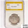 Image 1 : 1864 Seated Liberty Half Dollar PGA MS61