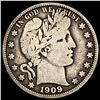 Image 1 : 1909 Barber Half Dollar LIGHTLY CIRCULATED