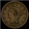 Image 1 : 1855 Braided Hair Large Cent CLOSELY UNCIRCULATED