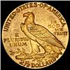 Image 2 : 1913 Indian Head $2.5 Gold Quarter Eagle CLOSELY UNCIRCULATED