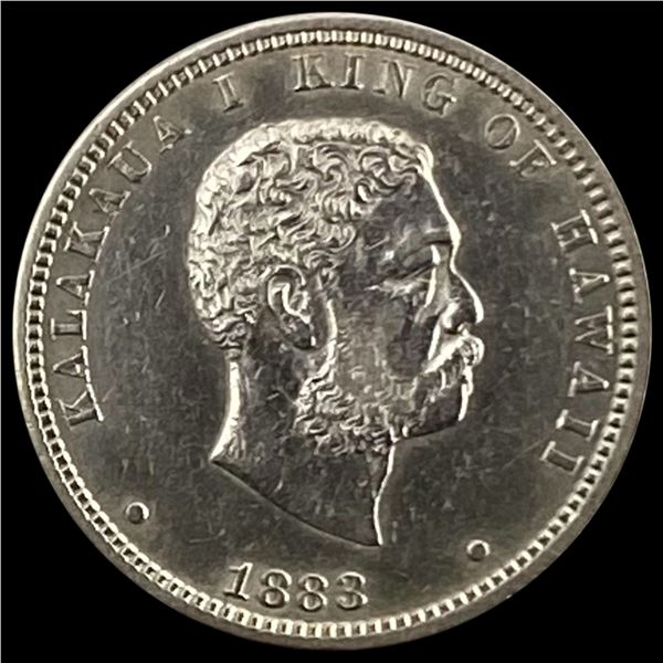 1883 Hawaii Quarter Dollar UNCIRCULATED