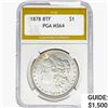 Image 1 : 1878 8 TF Morgan Silver Dollar PGA MS64