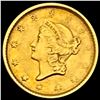 Image 1 : 1851 Liberty Head Gold Dollar CLOSELY UNCIRCULATED