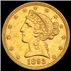 1893 Liberty Head Half Eagle UNCIRCULATED