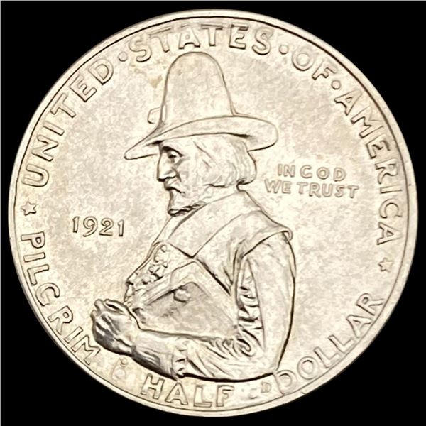 1921 Pilgrim Tercentenary Half Dollar UNCIRCULATED