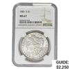 Image 1 : 1881-S Morgan Silver Dollar NGC MS67