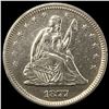Image 1 : 1877 Seated Liberty Quarter CLOSELY UNCIRCULATED