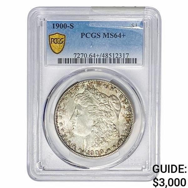 1900-S Morgan Silver Dollar PCGS MS64+