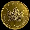 Image 2 : 2011 Canada $20 Gold Maple Leaf 1/2 oz GEM BU