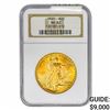 Image 1 : 1920 $20 Gold Double Eagle NGC MS62