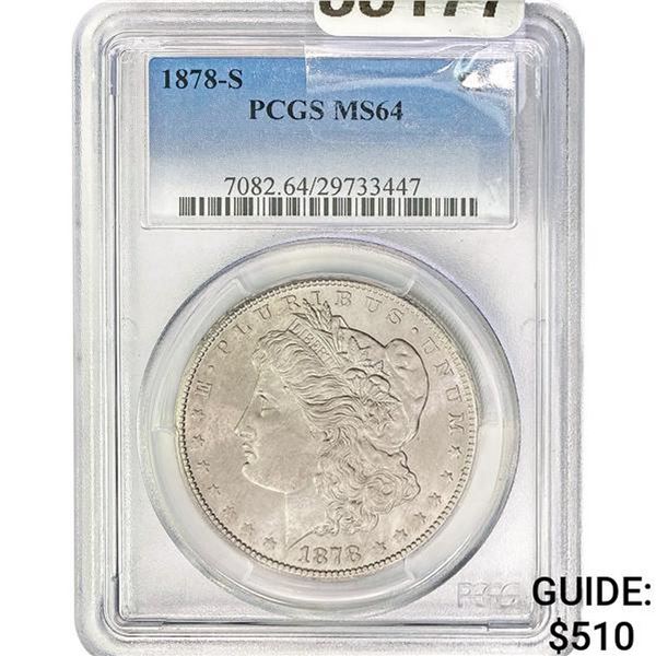 1878-S Morgan Dollar PCGS MS64