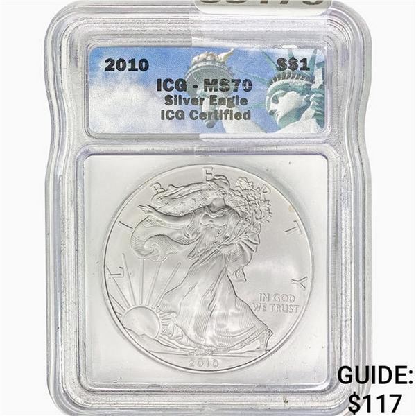 2010 Silver Eagle ICG MS70