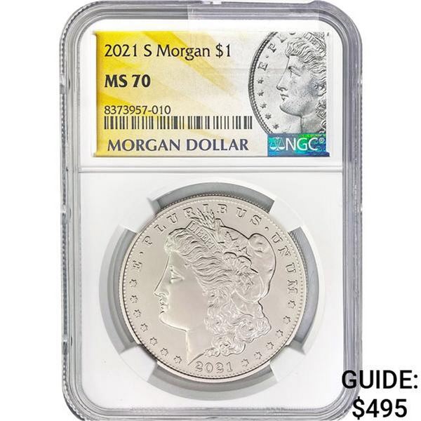 2021-S Morgan Dollar NGC MS70