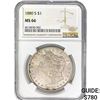 Image 1 : 1880-S Morgan Silver Dollar NGC MS66