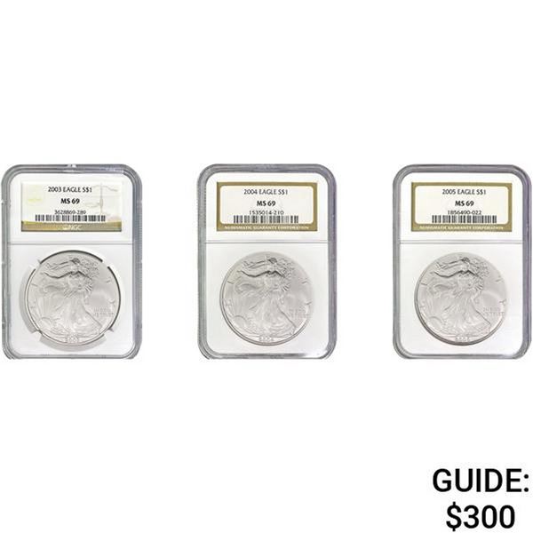 2003 American Silver Eagle NGC MS69200