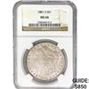 Image 1 : 1881-S Morgan Silver Dollar NGC MS66