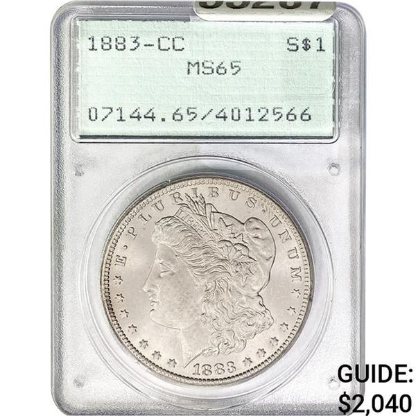 1883-CC Morgan Dollar GSA MS65