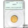 1899 $2.5 Liberty Gold AU50 ANACS