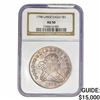 Image 1 : 1798 Draped Bust Dollar NGC AU50 Large Eagle