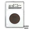 1837 Hard Times Token ANACS MS64 RB