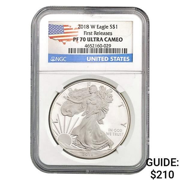 2018-W Silver Eagle NGC PF70 Ultra Cameo