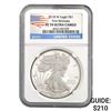 Image 1 : 2018-W Silver Eagle NGC PF70 Ultra Cameo