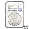 Image 1 : 2019-W Silver Eagle NGC MS69 Early Relea
