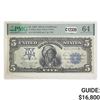Image 1 : 1899 $5 "CHIEF" SILVER CERT PMG UNCIRCULATED-64