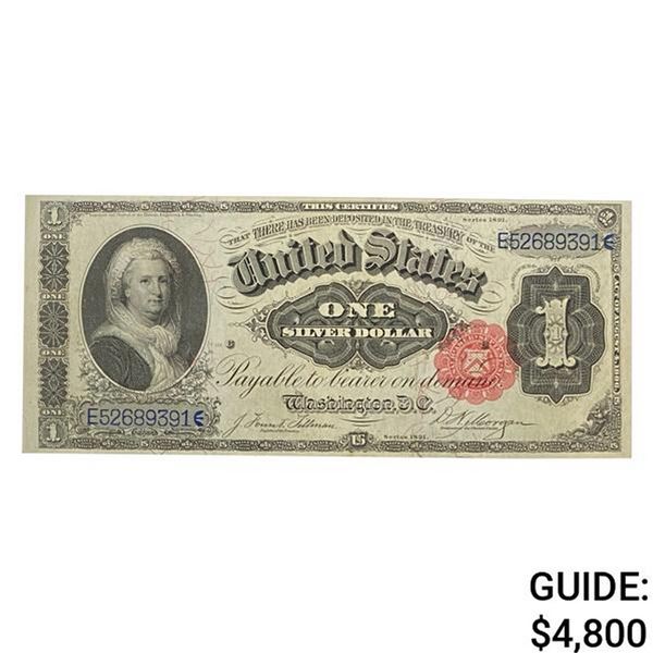 1891 $1 "MARTHA" SILVER CERTIFICATE UNCIRCULATED