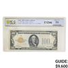 Image 1 : 1928 $100 GOLD CERTIFICATE PCGS ABOUT UNC-50
