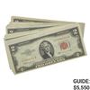 Image 1 : LOT OF (100) 1953 $2 LEGAL TENDER USN'S GEM UNC