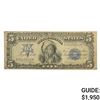 Image 1 : 1899 $5 "CHIEF" SILVER CERTIFICATE VERY FINE