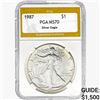 1987 American Silver Eagle PGA MS70