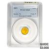 Image 1 : 1851 Rare Gold Dollar PCGS MS64